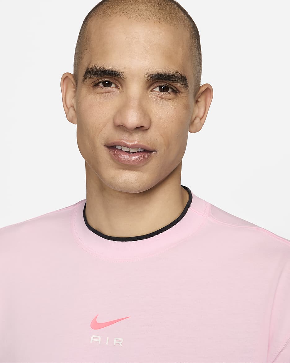 Mens pink t shirt nike hotsell